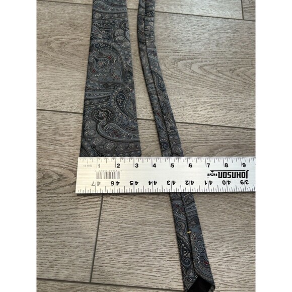 Vintage Paisley Oscar de la Renta Tie Paisley Pattern - Picture 4 of 4